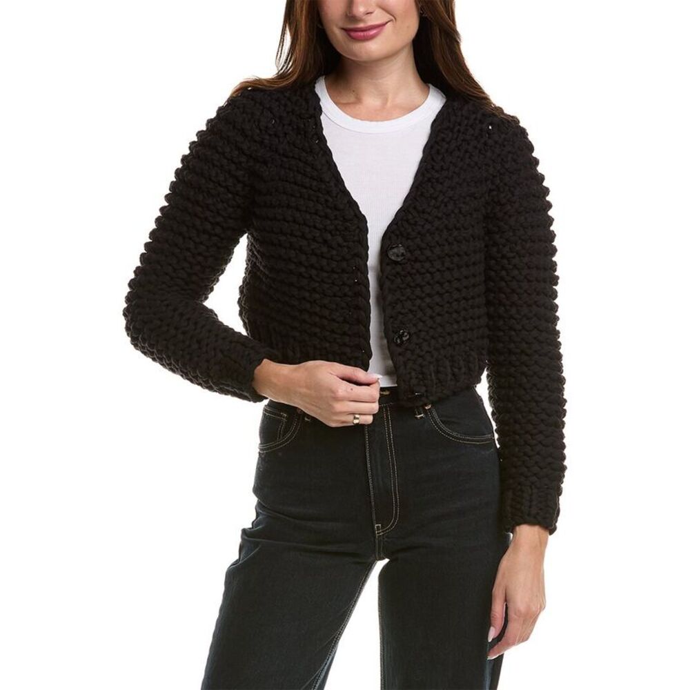 Frame Denim Womens Frame The Bubble Cardigan